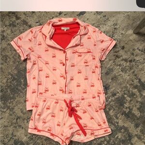 PJ Salvage Pink Cherry Pajamas